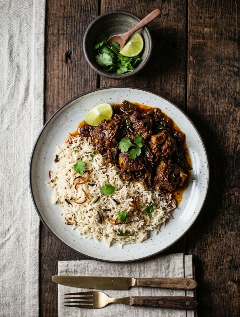 Bagara Mutton Ghee Roast